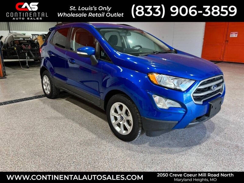 2021 Ford EcoSport for sale at Fenton Auto Sales in Maryland Heights MO