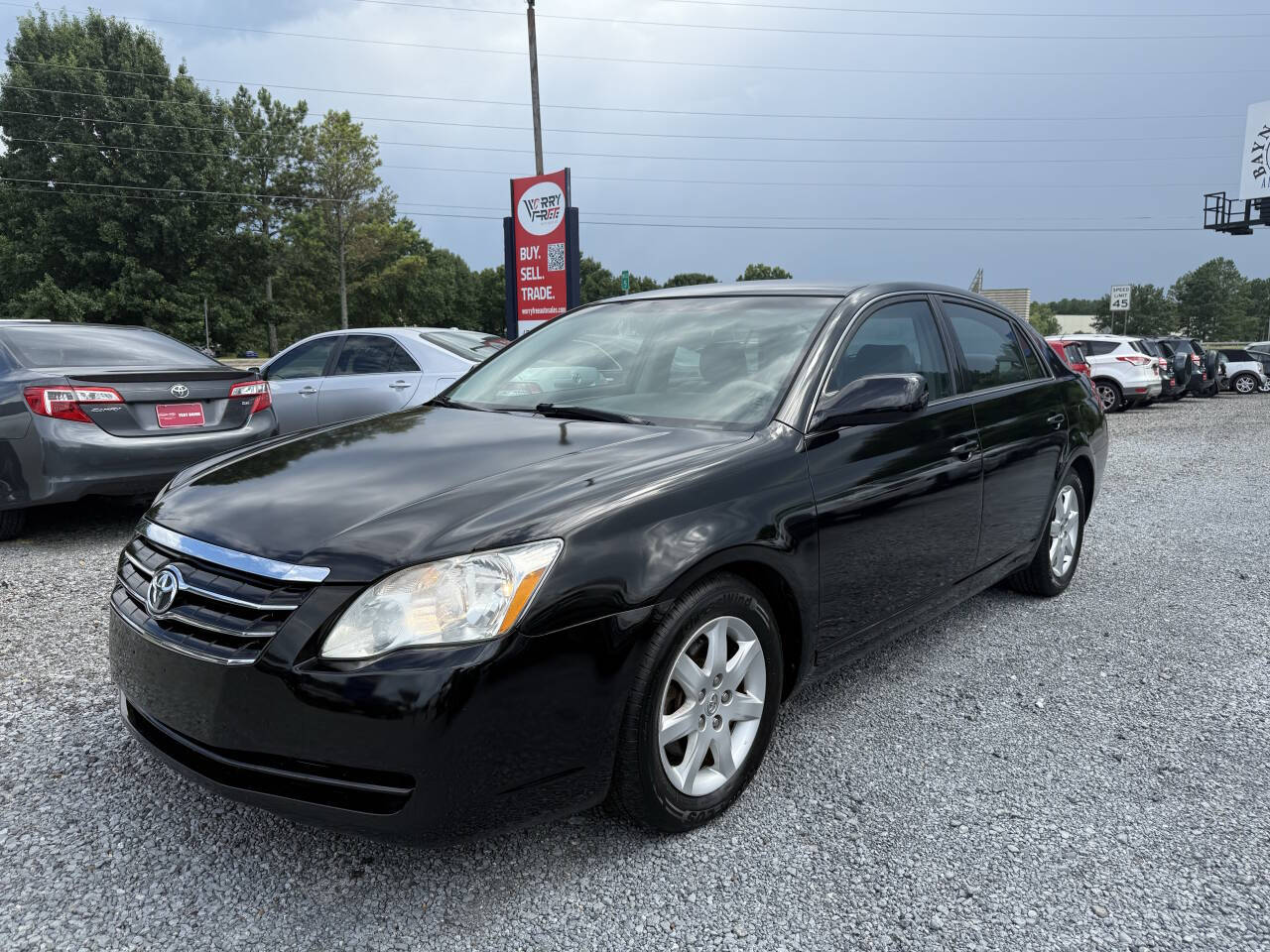 Black 2007 Toyota Avalon Sedan Front-Wheel Drive 5-Speed Automatic