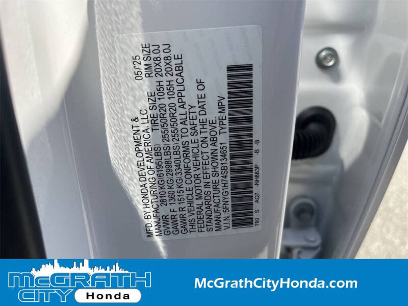 2025 Honda Pilot Touring+