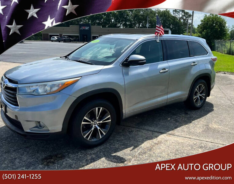 2016 Toyota Highlander for sale at Apex Auto Group in Cabot AR