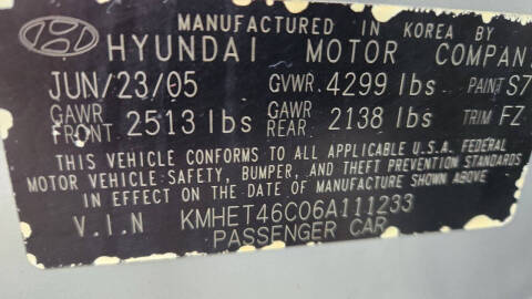 2006 Hyundai Sonata GL