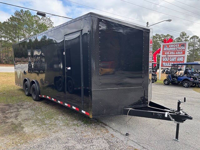 2025 Arising 8.5x24 Enclosed Cargo Race Trailer for sale at Cross Resurrection Golf Carts and Trailers in Rincon, GA