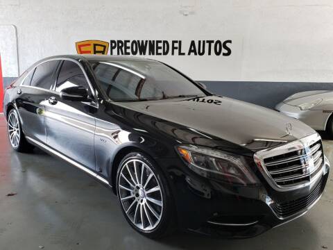2015 Mercedes-Benz S-Class for sale at Preowned FL Autos in Pompano Beach FL
