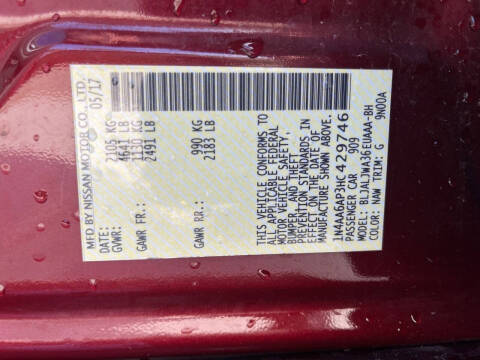 2017 Nissan Maxima 3.5 SV