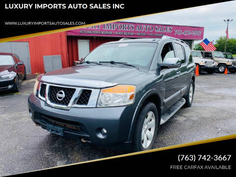 2010 Nissan Armada for sale at LUXURY IMPORTS AUTO SALES INC in North Branch MN
