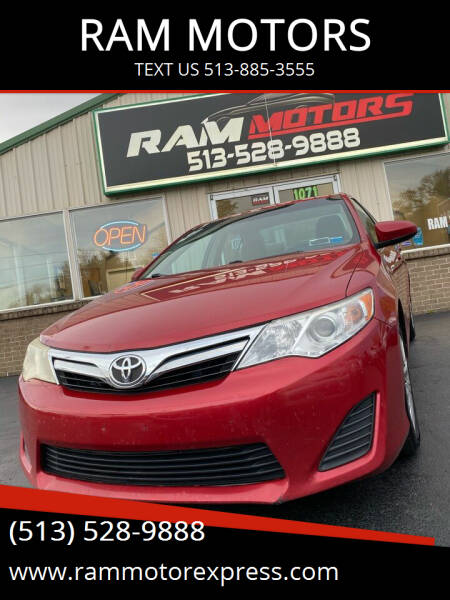 2012 Toyota Camry for sale at RAM MOTORS in Cincinnati OH