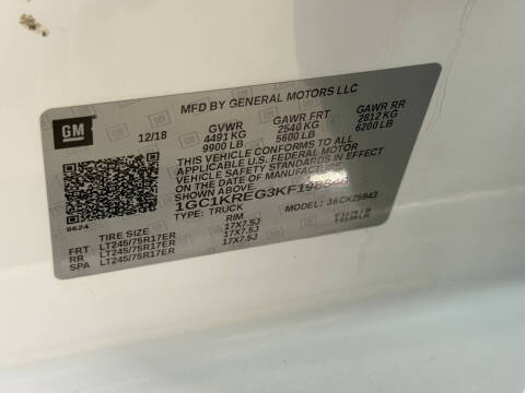 2019 Chevrolet Silverado 2500HD Work Truck