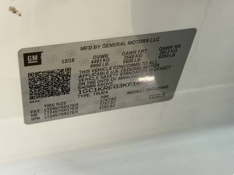 2019 Chevrolet Silverado 2500HD Work Truck