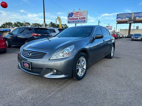 2013 Infiniti G37 Sedan for sale at Nations Auto Inc. II in Denver CO