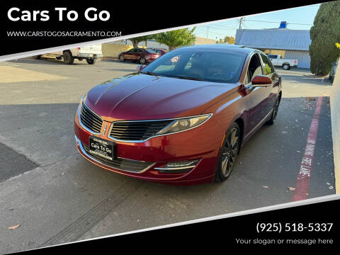 Lincoln MKZ Hybrid For Sale in Sacramento CA Cars To Go