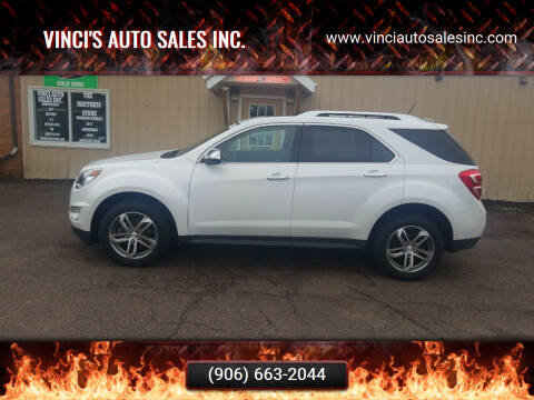 2016 Chevrolet Equinox for sale at Vinci's Auto Sales Inc. in Bessemer MI
