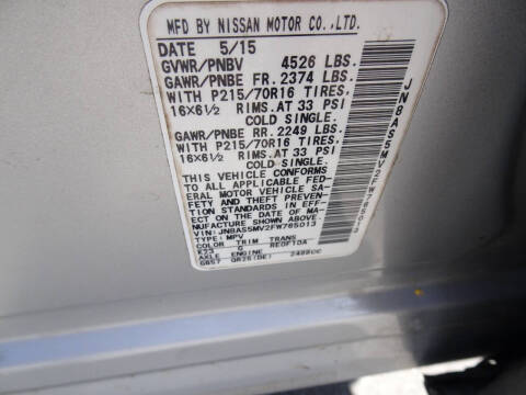 2015 Nissan Rogue Select S