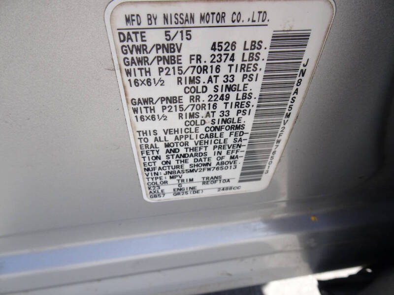 2015 Nissan Rogue Select S