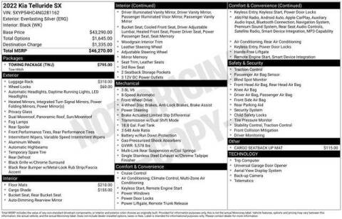 2022 Kia Telluride SX