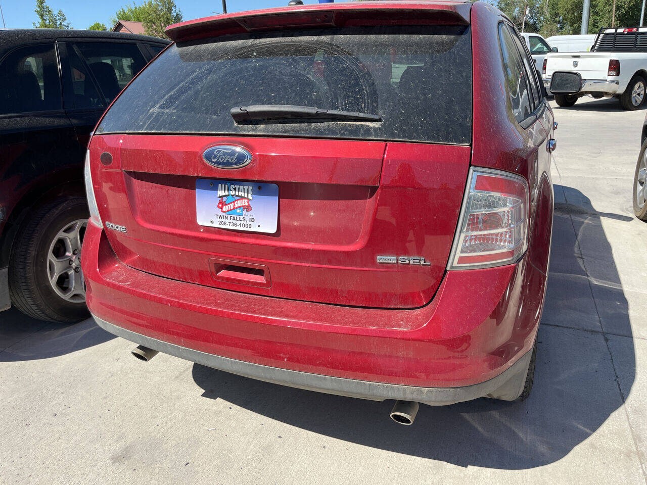 Red 2008 Ford Edge SEL AWD SEL 4dr Crossover 4