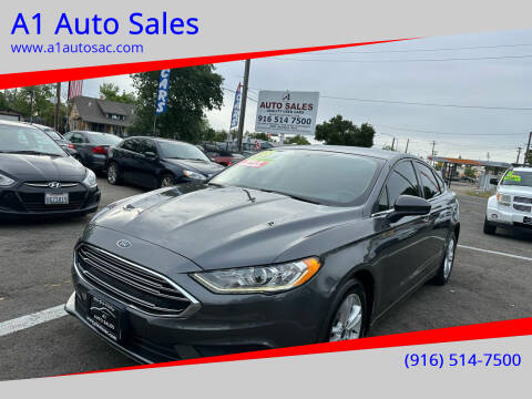 2018 Ford Fusion for sale at A1 Auto Sales in Sacramento CA