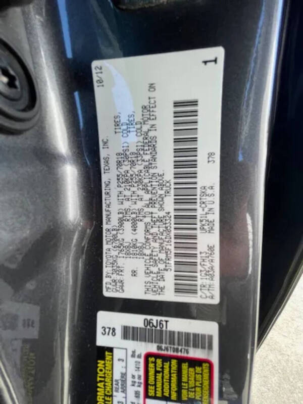 2013 Toyota Tundra Grade