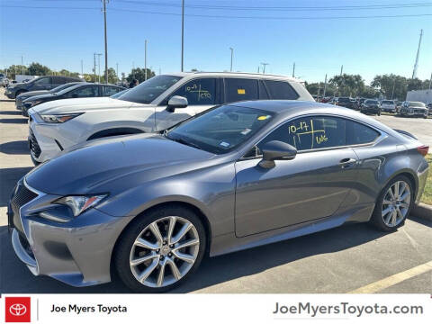 2015 Lexus RC 350 for sale at Joe Myers Toyota PreOwned in Houston TX