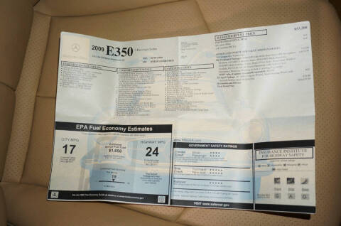 2009 Mercedes-Benz E-Class E 350