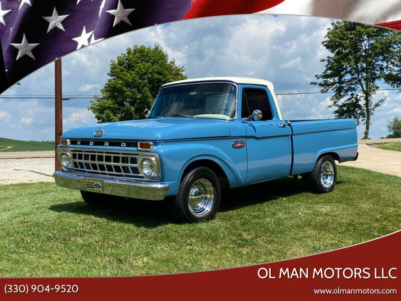 1965 Ford F-100 for sale at Ol Man Motors LLC - Cars/Trucks in Louisville OH