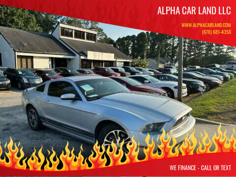 2013 Ford Mustang for sale at Alpha Car Land LLC in Snellville GA