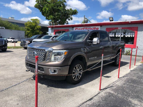 2016 Nissan Titan XD for sale at CARSTRADA in Hollywood FL