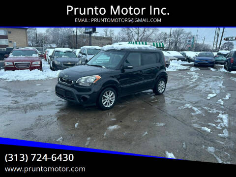 2012 Kia Soul for sale at Prunto Motor Inc. in Dearborn MI