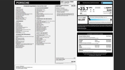 2007 Porsche Cayman