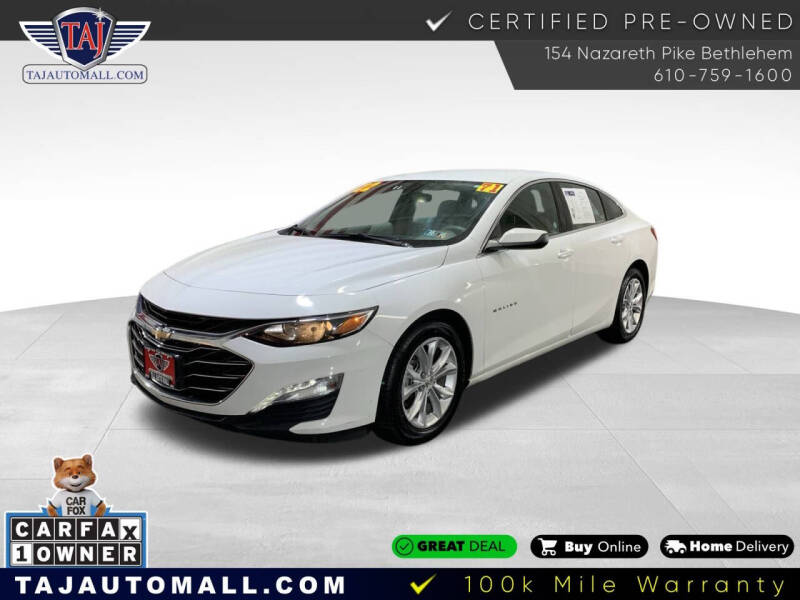 2022 Chevrolet Malibu for sale at Taj Auto Mall in Bethlehem PA