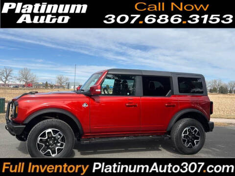 2022 Ford Bronco for sale at Platinum Auto in Gillette WY