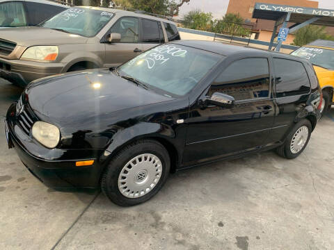 2001 Volkswagen Golf for sale at Olympic Motors in Los Angeles CA