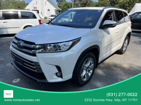2019 Toyota Highlander for sale at Mint Auto Sales Inc in Islip NY