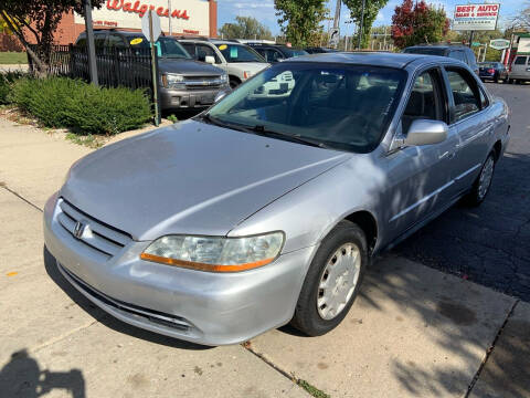 2002 Honda Accord for sale at Best Auto Sales & Service in Des Plaines IL
