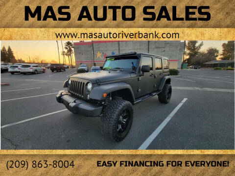 2017 Jeep Wrangler Unlimited for sale at MAS AUTO SALES in Riverbank CA