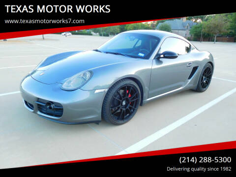 2008 Porsche Cayman for sale at TEXAS MOTOR WORKS in Arlington TX