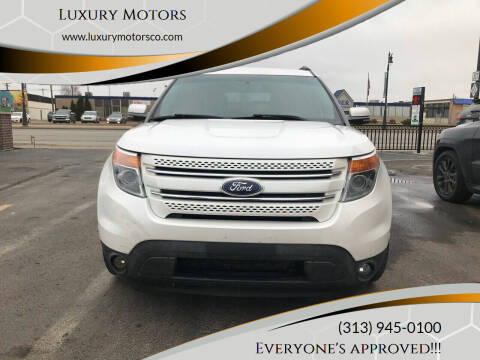 2011 Ford Explorer for sale at Luxury Motors in Detroit MI