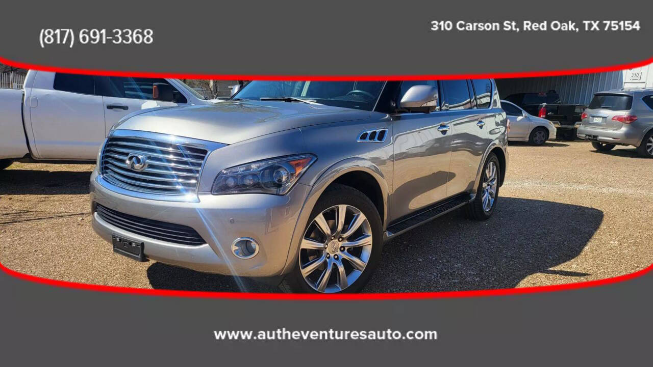 2012 INFINITI QX56 for sale at AUTHE VENTURES AUTO in Red Oak, TX