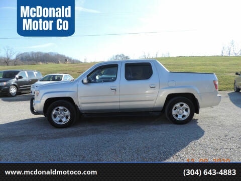 2006 Honda Ridgeline for sale at McDonald Motor Co in Harrisville WV