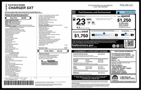 2021 Dodge Charger SXT