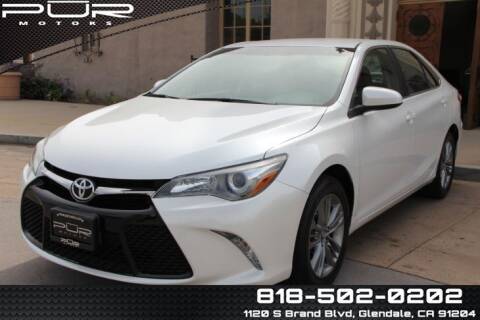 2015 Toyota Camry for sale at Pur Motors in Glendale CA