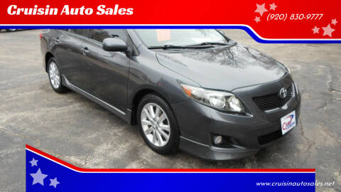 2010 Toyota Corolla for sale at Cruisin Auto Sales in Appleton WI