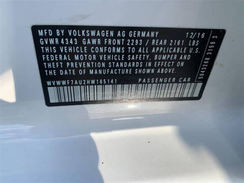 2017 Volkswagen Golf R 4Motion