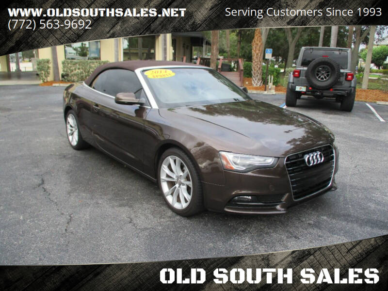 2014 Audi A5 for sale at OLD SOUTH SALES in Vero Beach FL