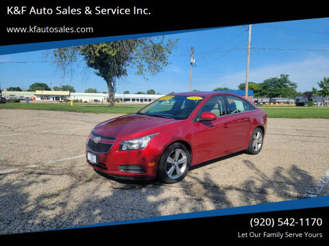 2012 Chevrolet Cruze for sale at K&F Auto Sales & Service Inc. in Fort Atkinson WI