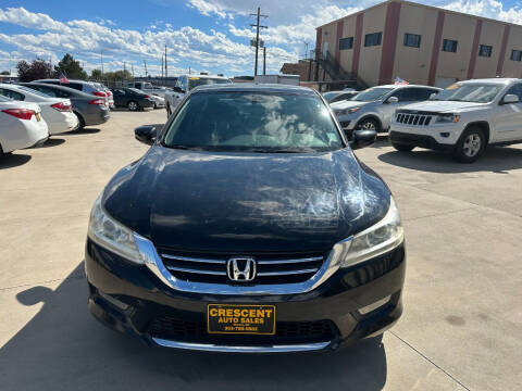 2013 Honda Accord for sale at CRESCENT AUTO SALES in Denver CO
