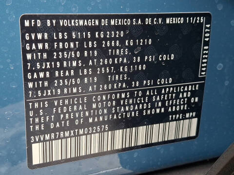 2026 Volkswagen Tiguan SE 4Motion