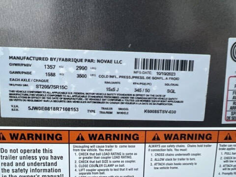 2024 Look V-NOSE CARGO TRAILER