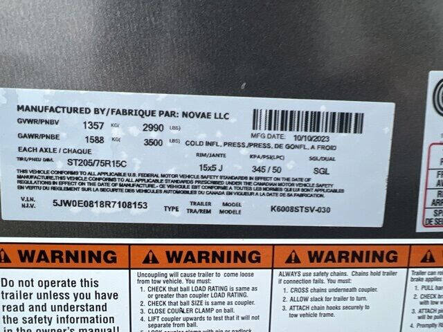 2024 Look V-NOSE CARGO TRAILER