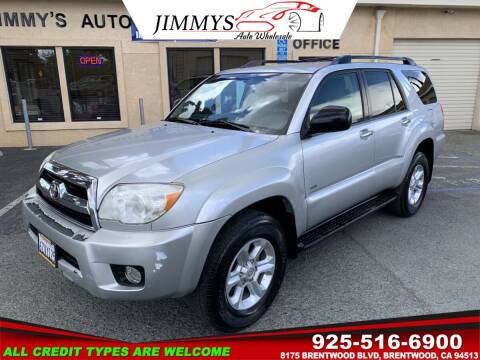 2006 Toyota 4Runner for sale at JIMMY'S AUTO WHOLESALE in Brentwood CA