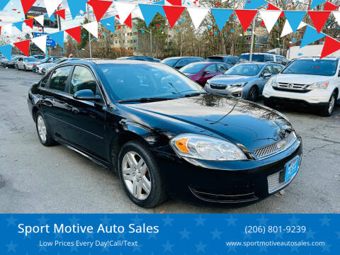 2013 Chevrolet Impala for sale at Sport Motive Auto Sales in Seattle WA